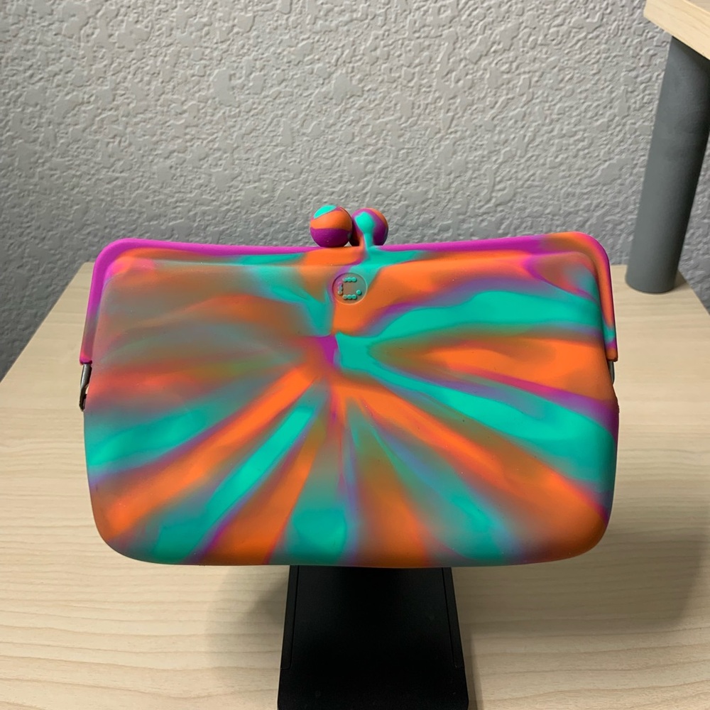 Colorful Tie-Dye Cosmetic Clutch